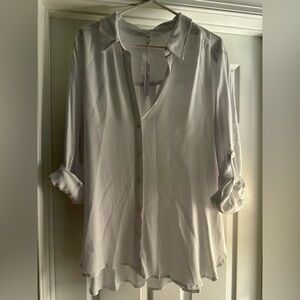 Jane and Delancey Crisp White Blouse